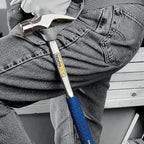 ESTWING Framing Hammer - 30 oz Long Handle Straight Rip Claw with Milled Face & Shock Reduction Grip - E3-30SM