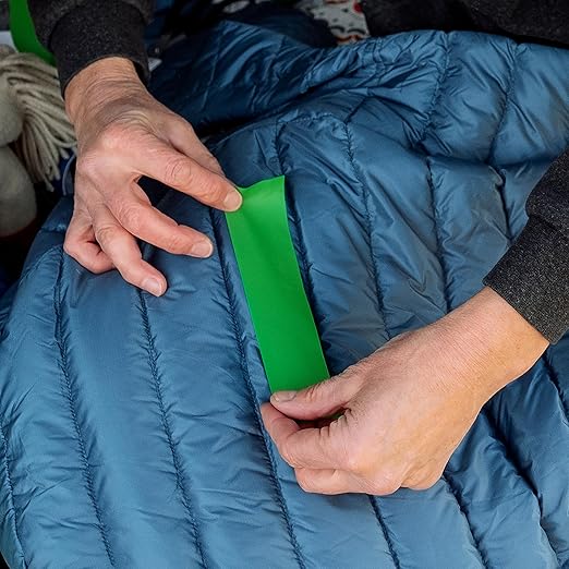 GEAR AID Tenacious Tape 3”x20” Fabric and Vinyl Gear Repair Tape, Quickly Fix Holes and Rips in Puffy Jackets, Rain and Snow Gear, Tents, Sleeping Bag and More, Blue, 1 Pack