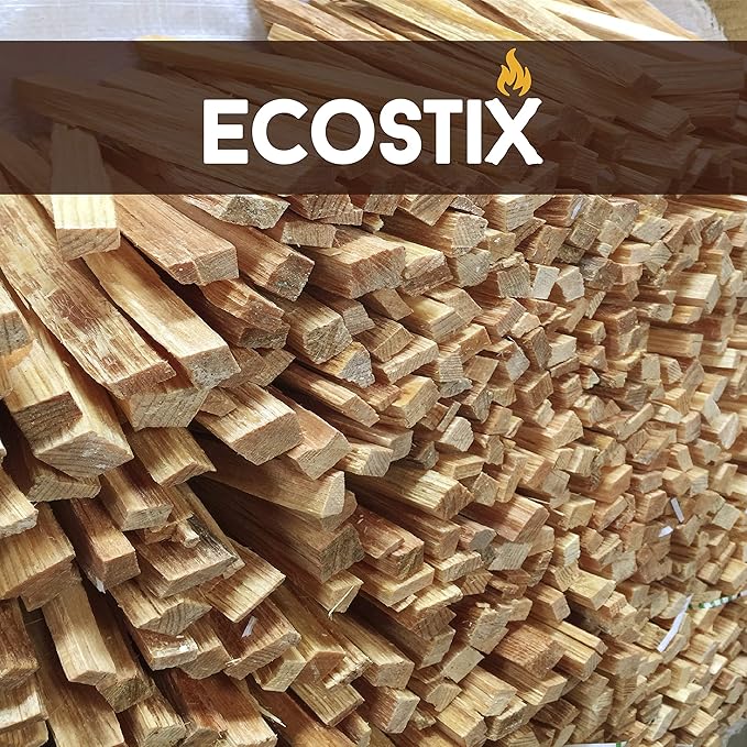Eco-Stix Fatwood Fire Starter Kindling Firewood Sticks – 100% Organic – Firestarter for Wood Stoves, Fireplaces, Campfires, Bonfires, 50 Pounds