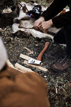 1844 Helko Werk Germany Classic Pathfinder Hatchet - Made in Germany Camping, Bushcraft, Survival, Backpacking, Small Lightweight Hatchet - Head 1.25 lbs, Handle 15 in. (Pathfinder) #11438