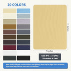 KING MOUNTAIN Canvas Repair Patch 9 x11 Inch 4 Pcs Self-Adhesive Waterproof Fabric Patch for Sofas, Tents, Furniture,Tote Bags, Car Seats (Beige-1)