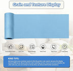 KING MOUNTAIN Canvas Repair Tape,Outdoor Gear Patch, 4×63 Inches,Waterproof,Self-Adhesive for Repairing Boat Covers,Sun Shades,Sofas,Tents,Lounge Chairs,Awnings (Blue)