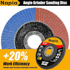 Flap Discs 4 1/2" for Angle Grinder Sanding-Disc - Napia 4 1/2 Flap Disc 40 Grit T29 Zirconia Grinding Wheel, 7/8 Inch Grinding Wheels 4 1/2 inch for Metal, Wood, Stainless Steel Finishing- 40 Pack