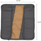 Dickies Small Wrench/Screwdriver Organizer Roll for Mechanics, 16 Tool Pockets, Durable Canvas Construction, 13.5 in. x 12.75 in. Unrolled, Grey/Tan