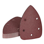 150 Grit Mouse Sander Sandpaper, Jamiikury 5 Hole Detail Sander Sandpaper Palm Sander Paper Mouse Sanding Pads Hook and Loop Sanding Sheets - Pack of 20