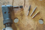 Kutzall Extreme Taper Rotary Burr, 1⁄8" Shaft, Very Coarse - Wood Carving Bit for Dremel, Foredom, DeWalt, Milwaukee. Abrasive Tungsten Carbide, 1⁄4" (6.3mm) Dia. X 1⁄2" (12.7mm) Length TX-14-EC