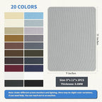 KING MOUNTAIN Canvas Repair Patch 9 x11 Inch 4 Pcs Self-Adhesive Waterproof Fabric Patch for Sofas, Tents, Furniture,Tote Bags, Car Seats (Grey2.0)