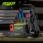AWP Tool Pouch, Electrician Tool Pouch, Premium, Professional Multi-Pocket Organizer
