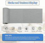 KING MOUNTAIN Canvas Repair Tape,Outdoor Gear Patch, 4×63 Inches,Waterproof,Self-Adhesive for Repairing Boat Covers,Sun Shades,Sofas,Tents,Lounge Chairs,Awnings (Grey2.0)