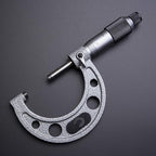 Clockwise Tools MMTR-02 Premium Outside Micrometer with Carbide Tip 1-2" Measuring Range 0.0001" Graduation Precision Machinist Tool