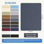 KING MOUNTAIN Canvas Repair Patch 9 x11 Inch 2 Pcs Self-Adhesive Waterproof Fabric Patch for Sofas, Tents, Furniture,Tote Bags, Car Seats (Dark Grey-1)