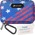 KeepGoing Travel First Aid Kit for Car, Home, Hiking, Camping and Outdoor Emergencies - First Aid Kit Travel Size TSA-Approved