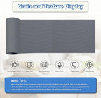 KING MOUNTAIN Canvas Repair Tape,Outdoor Gear Patch, 4×63 Inches,Waterproof,Self-Adhesive for Repairing Boat Covers,Sun Shades,Sofas,Tents,Lounge Chairs,Awnings (Charcoal Grey)