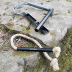 Hexalite Ferro Rod and FireWick Tinder Kit | X-Large 1/2" x 6" Long Hex Ferro Rod | Includes Tinder FireWick | Complete Fire Starter Survival Tool Package for Your Gear Bag