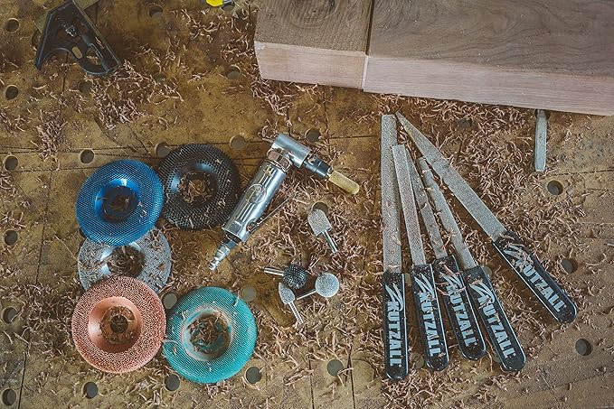 Kutzall Extreme Ball Nose Burr, 1⁄4" Shaft, Very Coarse - Wood Carving Bit for Bosch, DeWalt, Milwaukee. Abrasive Tungsten Carbide, 3⁄8" (9.5mm) Dia. X 1-1⁄2" (38.1mm) Length BNX-12X112C
