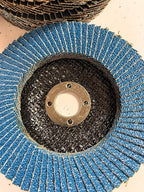 SIGNI 4" x 5/8" Premium Zirconia Flap Discs T27 10-Pack (Grit 60#)