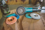Kutzall Extreme Shaping Dish - Medium, 4-1⁄2" (114.3mm) Dia. X 7⁄8" (22.2mm) Bore - Woodworking Angle Grinder Attachment for DeWalt, Bosch, Milwaukee. Abrasive Tungsten Carbide, DW412X70
