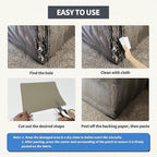 KING MOUNTAIN Canvas Repair Patch 9 x11 Inch 2 Pcs Self-Adhesive Waterproof Fabric Patch for Sofas, Tents, Furniture,Tote Bags, Car Seats (Blue)