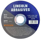 100 Pc 4.5" x 1/16" x 7/8" Cut-Off Wheels Lincoln Abrasives Metal & Stainless Steel