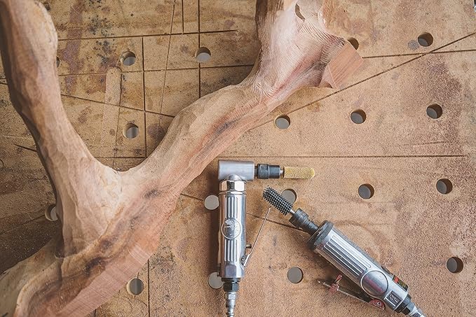 Kutzall Extreme Ball Nose Burr, 1⁄4" Shaft, Very Coarse - Wood Carving Bit for Bosch, DeWalt, Milwaukee. Abrasive Tungsten Carbide, 3⁄8" (9.5mm) Dia. X 1-1⁄2" (38.1mm) Length BNX-12X112C